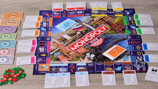 Board game Monopoly Russia