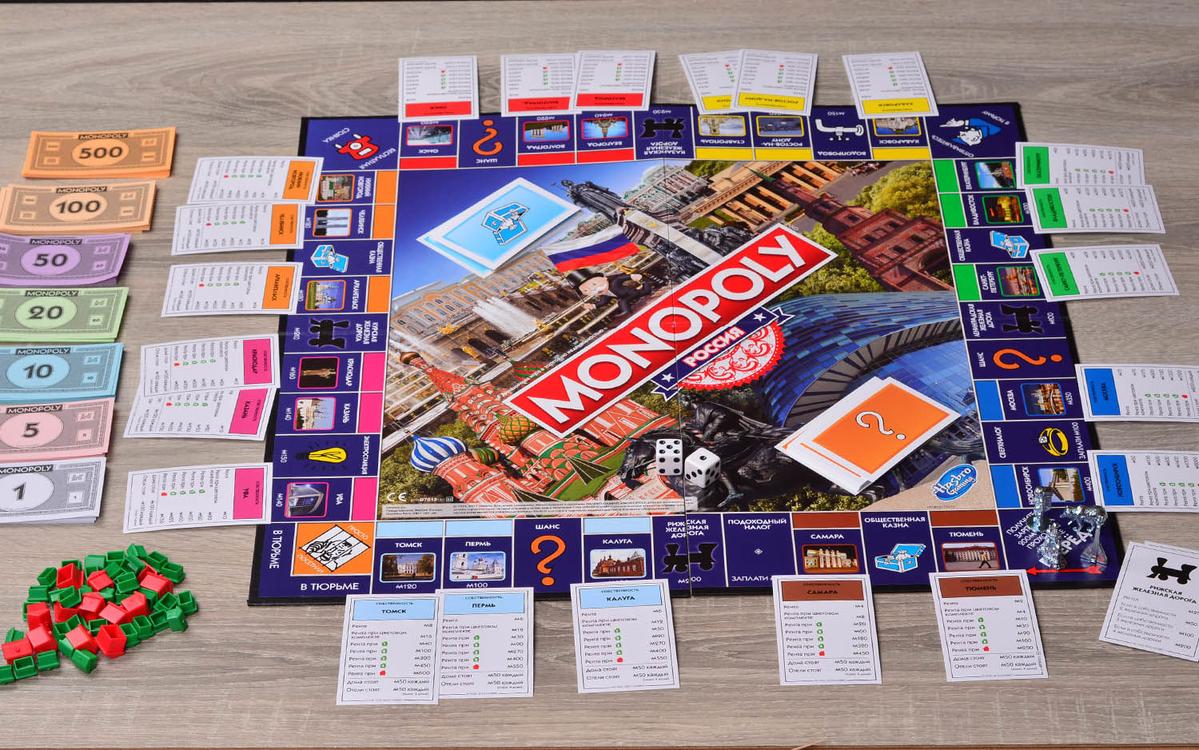Board game Monopoly Russia